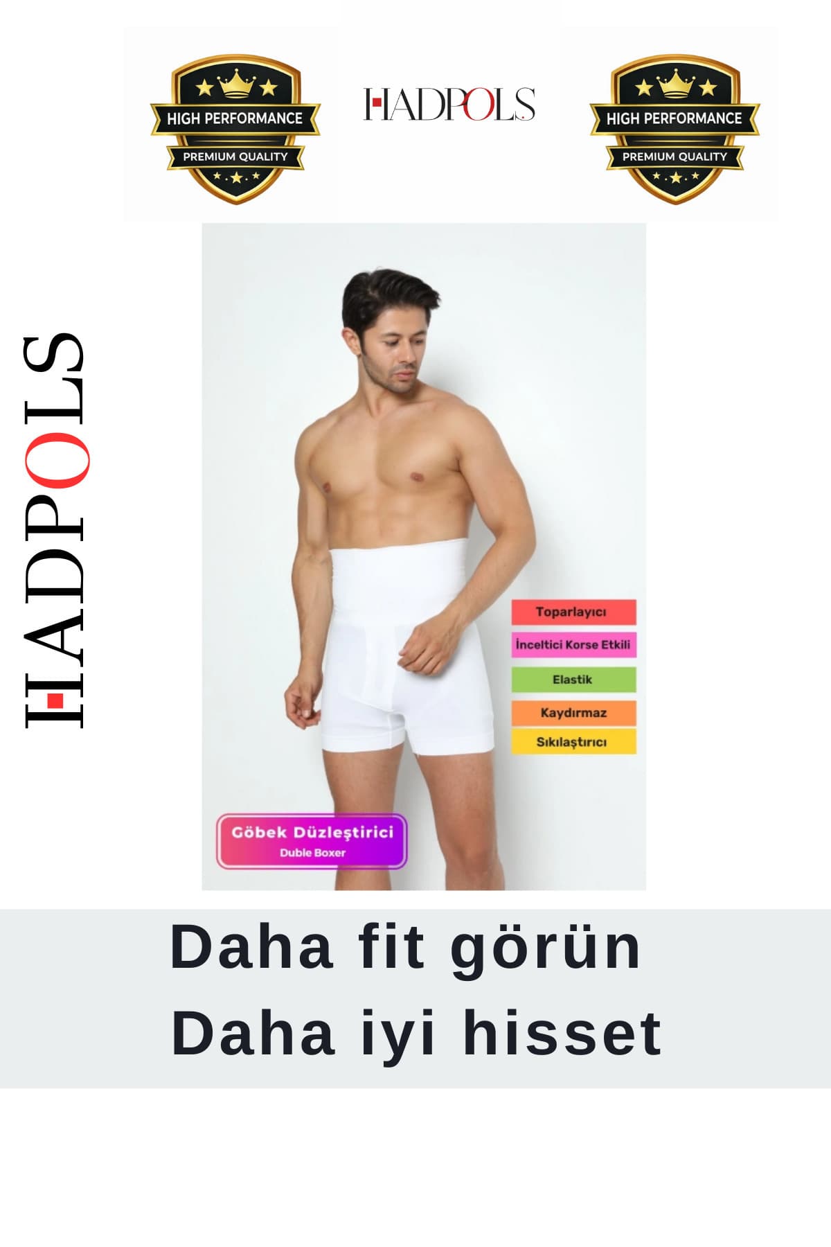 Beyaz erkek boxer korse